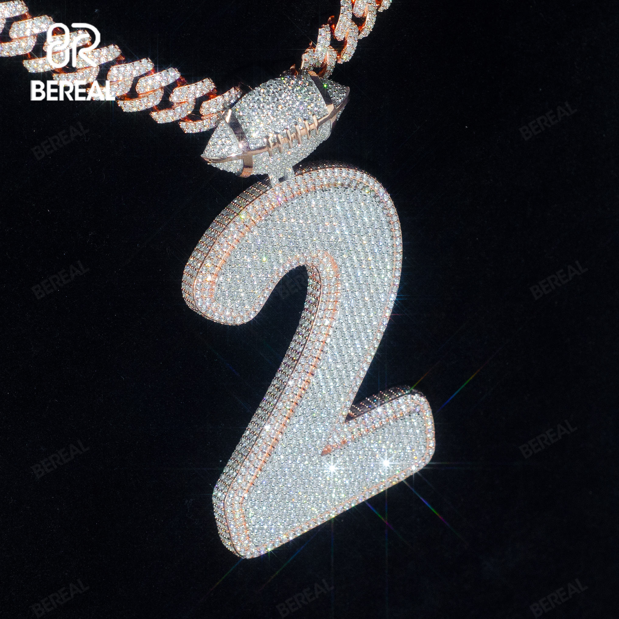 2inches Moissanite+S925