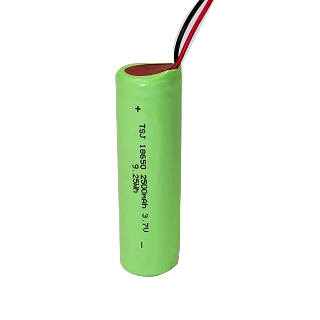 Peralatan rumah tangga kereta Golf baterai tunggal dapat diisi ulang Li-ion 3.7V 18650 2500mAh 9,25 WH peralatan sepeda listrik/skuter