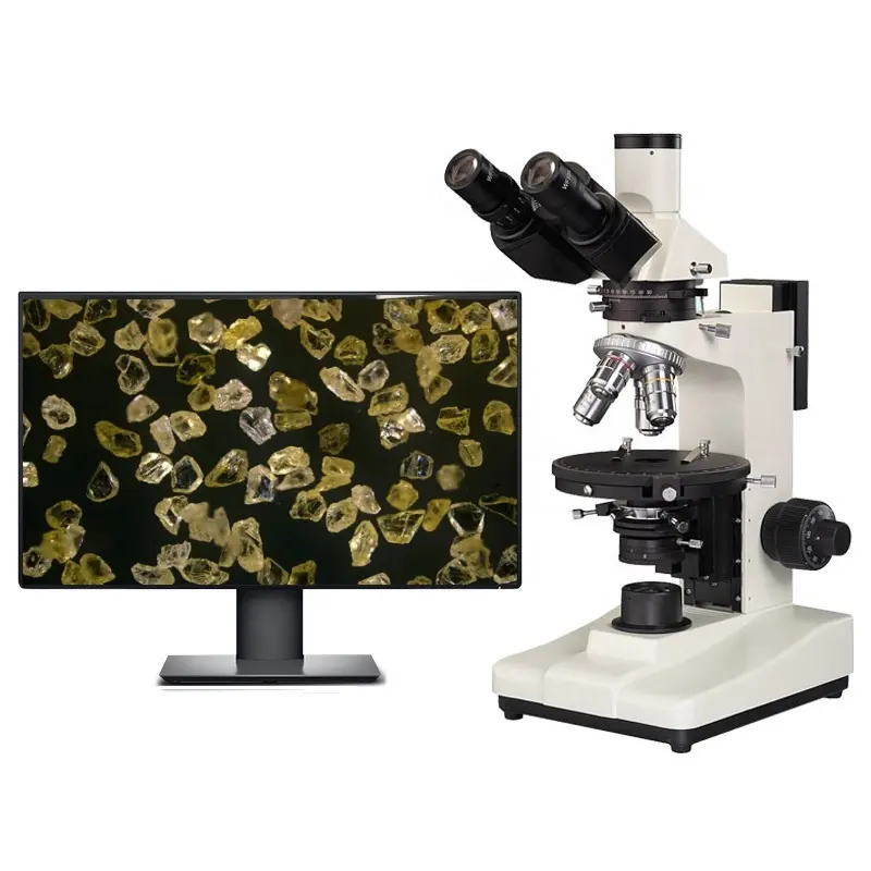 Поляризационный микроскоп для петрографического микроскопа Boshida PL1506 40X-1000X с отраженной подсветкой и пропускающей подсветкой