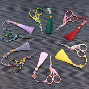 3.7inch đơn giản cò thêu kéo với tua và da Vỏ bọc cho may quilting Cross Stitch needlecraft - Product Image 2