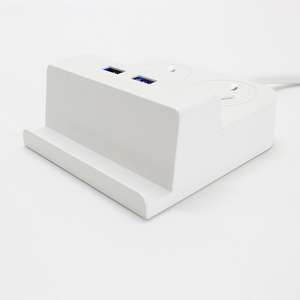 Adaptador de viaje universal Enchufe conectado a tierra con enchufe adaptador USB - Product Image 2