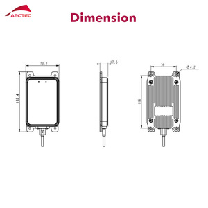 24Ghz chính xác cất cánh và hạ cánh Radar cho UAV mức độ chiều cao đo lường tất cả các thời tiết - Product Image 3