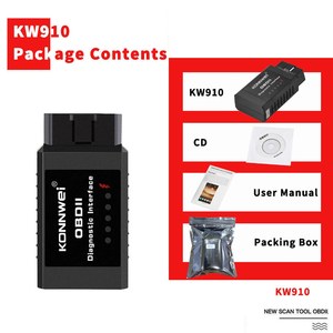 Konnwei EML327 BT3.0 OBDII Auto Code Scanner Adapter Scan Tool Fehler diagnose tester Tool KW910 - Product Image 5