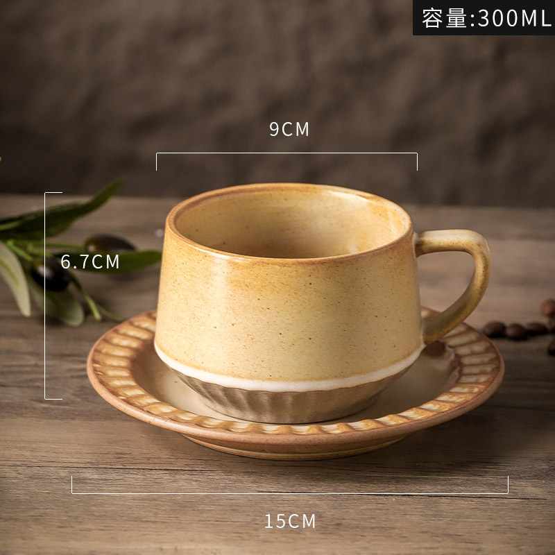 Warm white-cup and saucer - 300ml