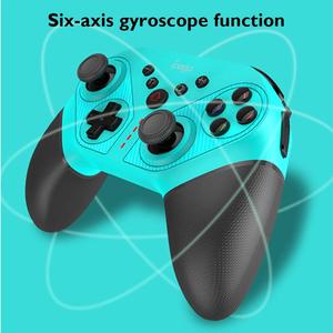 Ipega-Controlador de juegos inalámbrico con Bluetooth, mando programable de 6 ejes con turbo para Switch, PS3, Android, PC