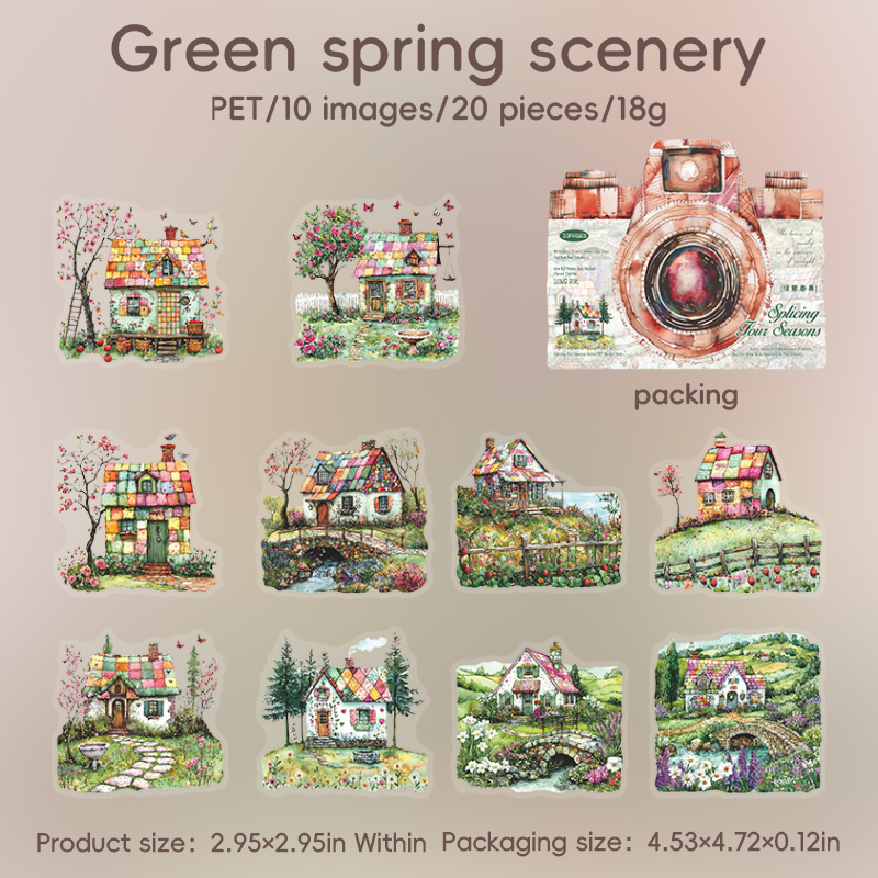 A Green Spring Scenery
