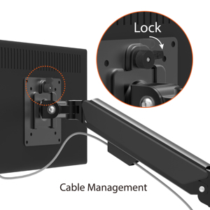 Charmount MAX VESA 100*100มม. แขนมอนิเตอร์แก๊สสปริงติดผนัง - Product Image 5