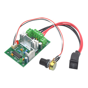 ASLONG J809 74*47 * 28mm DCモータースピードコントローラ6-30V 24Vマイクロモータースピードコントロールボード - Product Image 2