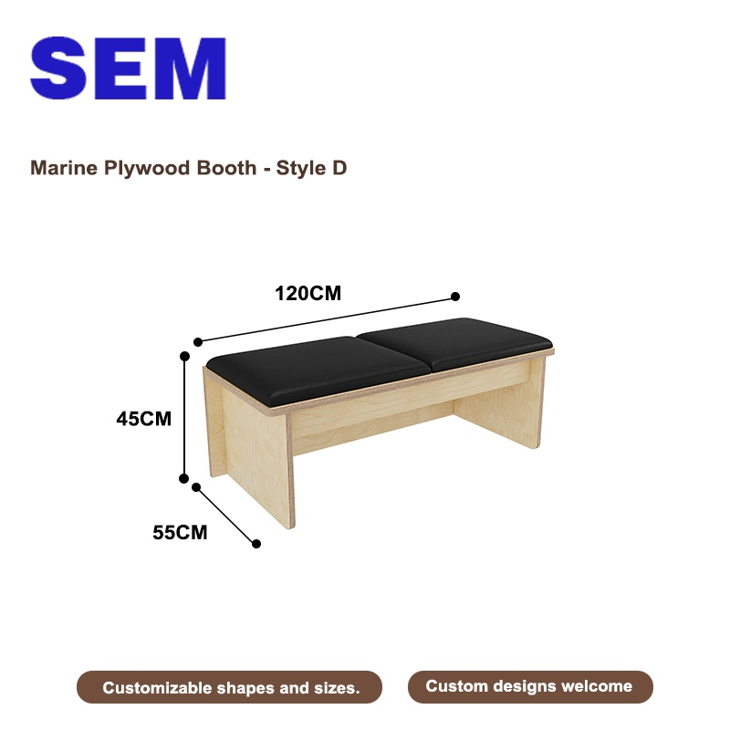 Stand en contreplaqué marine - Style D