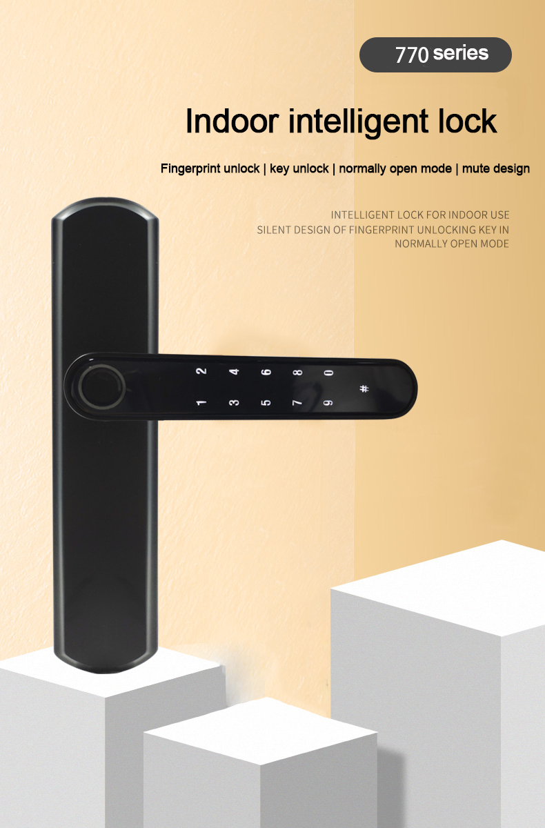 pay by card Password lock fingerprint door lock Room door Wooden door lock smartsteps