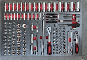 Kombinasyon aracı 60 parçalı Set ev araç kiti Set güç alet setleri - Product Image 5