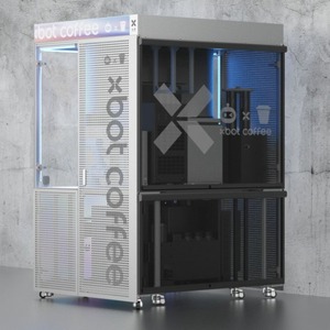 Коммерческий кофейный робот S PRO MAX: автоматизированная кофемашина с возможностью латте-арт и печати, умный робот - Product Image 4