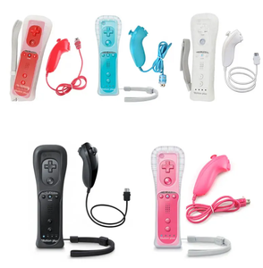 2In1ワイヤレスジョイスティックリモートコントローラー内蔵モーションプラスNunchuksゲームパッドジョイパッドコントロールforNintendo Wii /wii U Remote - Product Image 3