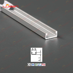 Durable Aluminum <strong>LED</strong> Profile Surface Mounting Bendable <strong>LED</strong> Bar 8.9*4.1mm for Furniture Heat Sink Custom Cutting Process - Product Image 1