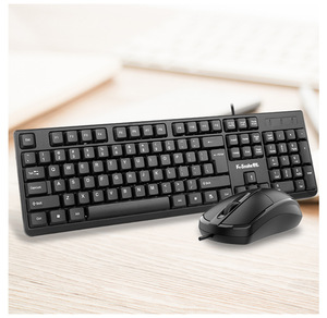 Factory Price Wired USB <strong>Keyboard</strong> and <strong>Mouse</strong> Kit Laptop Office Games Business <strong>Keyboard</strong> and <strong>Mouse</strong> Kit - Product Image 4