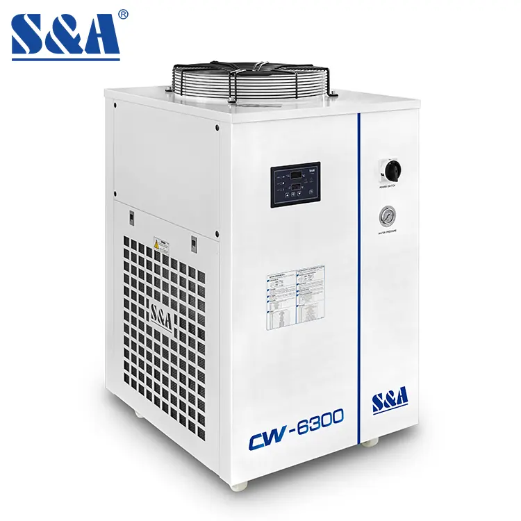 Refroidisseur d'eau industriel refroidi par air de laboratoire CW-6300EN S & A 380V 3HP WIFI