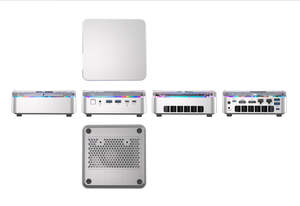 2025 Zkmagic New F3M Mini PC AI Ultra 7 125H 3.8GHz up to <strong>4</strong>.8GH Mini Computer 512GB 1TB SSD M.2 2280 PCIE*2 Windows11 Desktop PC - Product Image 6