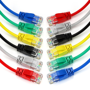 Cavo di comunicazione Cat7 rete Ethernet cavo Rj45 PVC giacca cavi di comunicazione 1m 2m rame puro 305m Cat6 CAT5E LAN cavo - Product Image 4