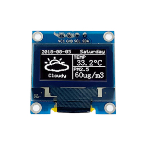 OKY4020 0.96 pollici OLED bianco modulo Display 128x64 OLED LCD LED I2C IIC Driver Chip SSD1306 schede di visualizzazione - Product Image 1