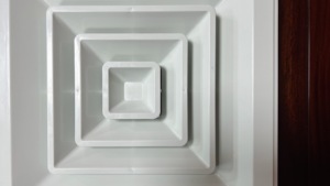 320*320*50mm PVC Entlüftung mit quadratischer Decke Diffusor Klimaanlage Diffusor - Product Image 6