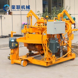 QT40-3A sistema di fabbricazione di blocchi di mattoni mobili mobili in frassino cavo - Product Image 2