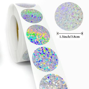 大量防水聚氯乙烯压花乙烯基贴纸，具有闪亮的全息效果和微弱的 - Product Image 1