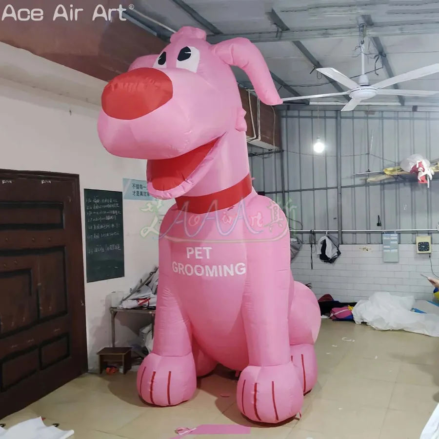広告または表示用のOuutdoor耐久性のあるインフレータブル犬モデル空気動物