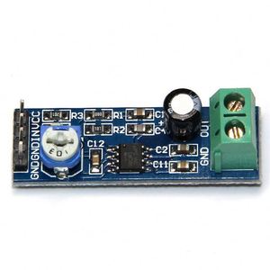 LM386 Audio Amplifier Module 20 Times 5V-12V <strong>Input</strong> 10K Adjustable Resistance Power Amplifier Module