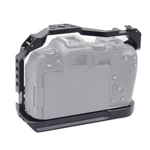 Aluminum <strong>Camera</strong> Cage for Canon EOS R8 <strong>Camera</strong> Cold Shoe Mount <strong>ARRI</strong> 3/8&quot; 1/4&quot; Hole Top Handle Housing DSLR <strong>Camera</strong> Protective Frame - Product Image 1