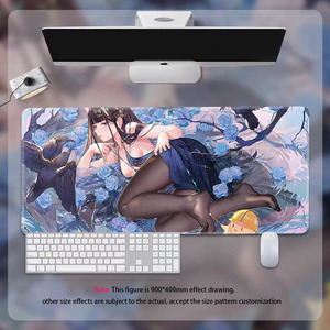 แผ่นรองเมาส์คอมพิวเตอร์ตั้งโต๊ะปรับแต่งได้ Mio อนิเมะเซ็กซี่ดีไซน์สาวขายส่งสำหรับเด็ก - Product Image 4