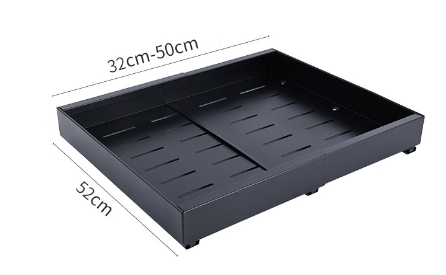 depth 52cm width 32-50cm White