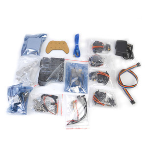 Vendita calda 4 dof braccio meccanico Robot per Arduino in lega di alluminio metallo telecomando maniglia Ps2 Kit
