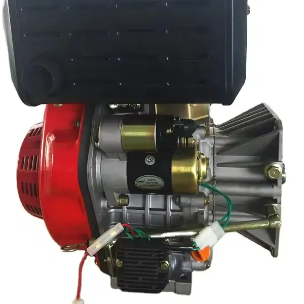 Motor diesel de eixo vertical 530cc12HP, motor de cortador de grama de eixo vertical de cilindro único refrigerado a ar