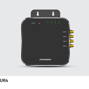 Chainway UR4 Data Collector Lector RFID UHF de 4 puertos con antena Escáner RFID fijo para sistemas operativos Android y Linux Stock - Product Image 2