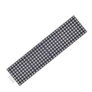MAX7219 Dot-Matrix-Modul-Mikrocontroller 4-in-1-Display mit 5P-Leiste