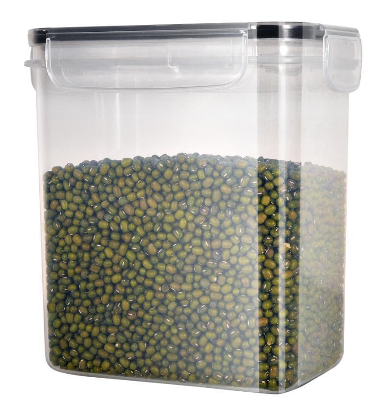 Bac à légumes rectangulaire en plastique 1,4L