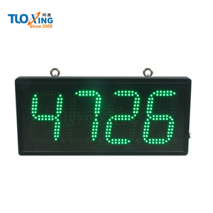Gran contador de pulsos digital LED de 6 pulgadas y 4 dígitos con pantalla para temporizadores y aplicaciones de conteo - Product Image 2