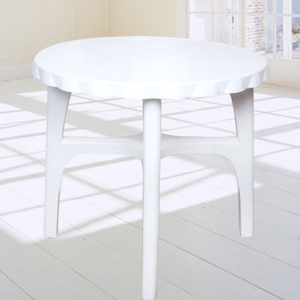 批发新款圆形方形塑料餐桌现代家居餐桌 - Product Image 1