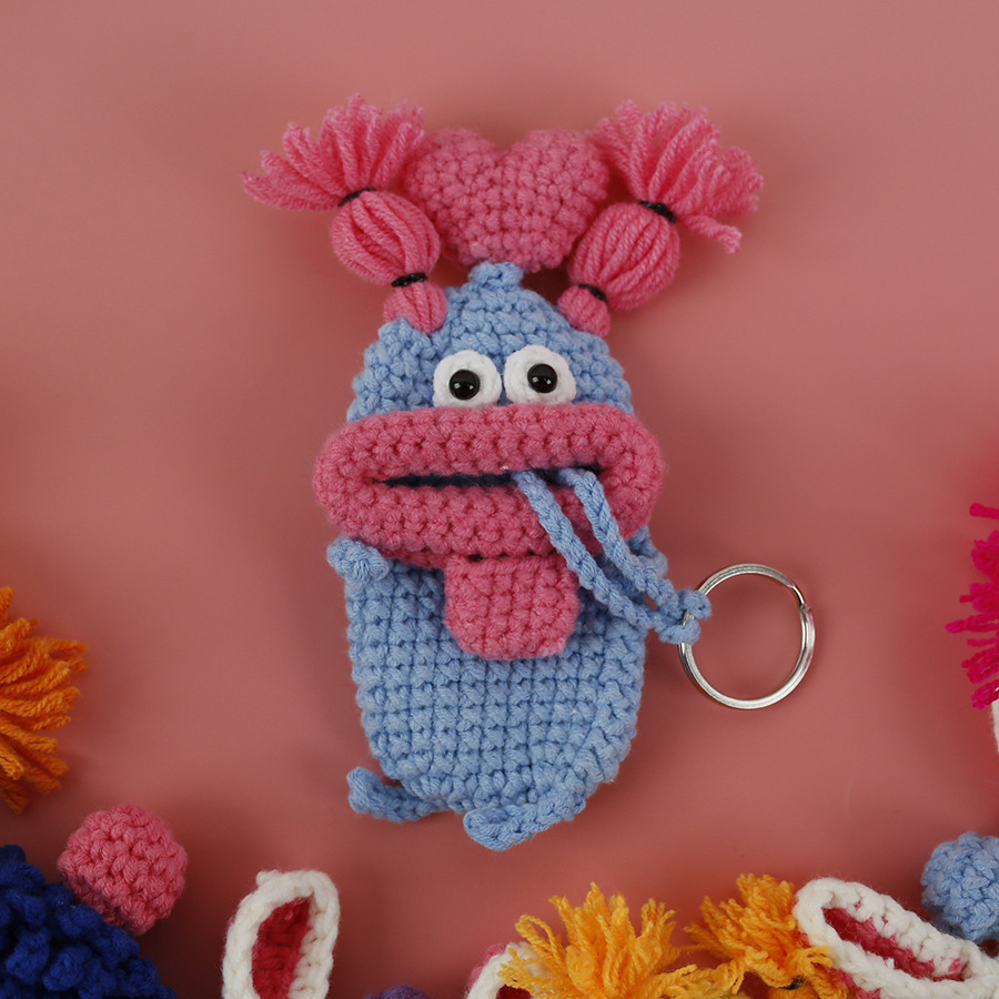 Style coeur bleu et rose