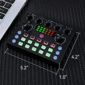 Chuyên nghiệp phát thanh truyền hình Kit với Thông Minh sửa chữa giọng nói Card âm thanh và microphone cho live streaming phát thanh truyền hình - Product Image 2
