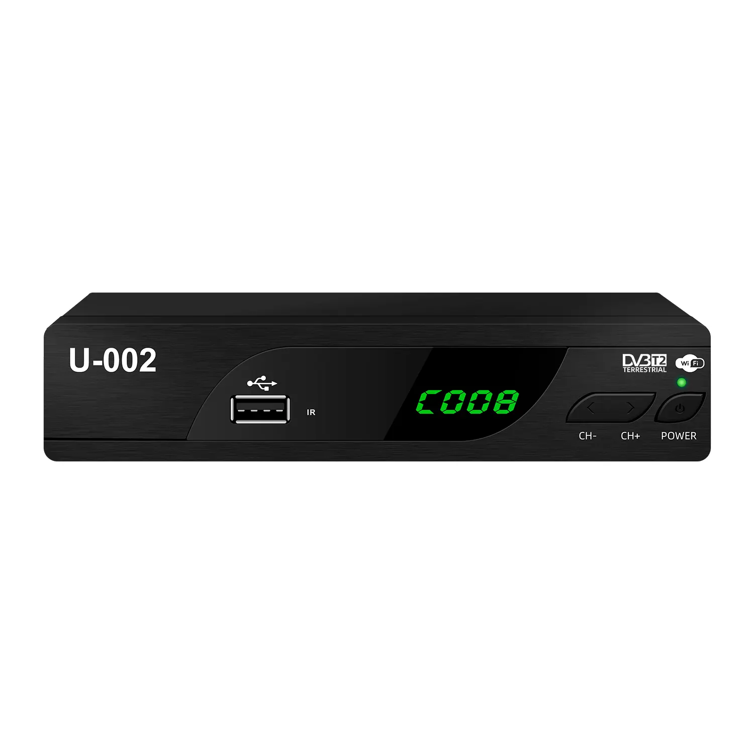 卸売価格FTA U002100無料チャンネルDVB2スマートLCN機能MPEG4 H264 HD 2K 1080P U 002 hd HD dvbt2デコーダーTV BOX