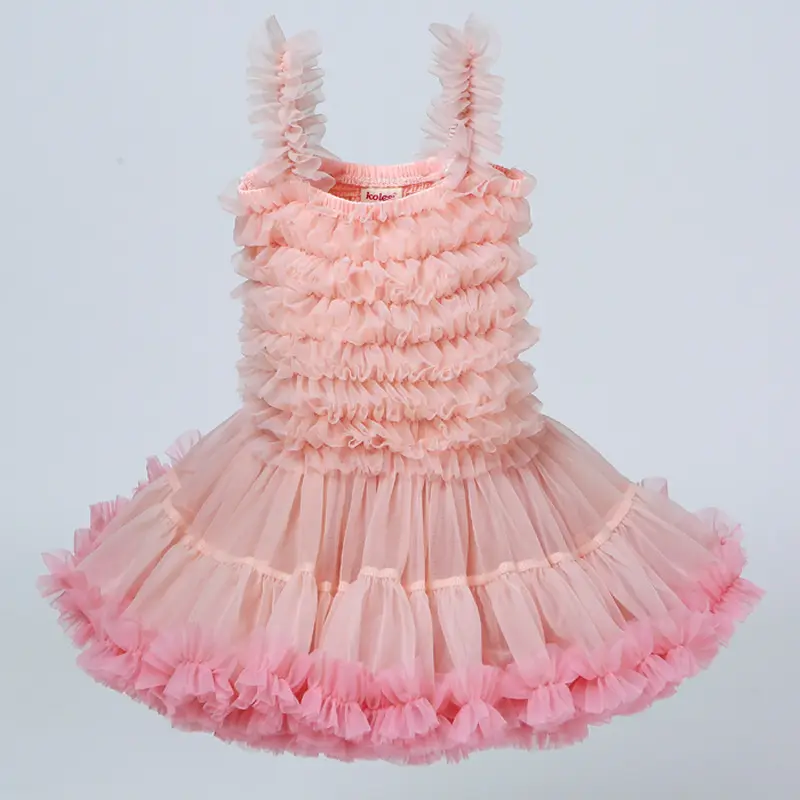 2023 nuevo vestido de novia para bebé niña de 2 años vestidos infantiles de tul para niñas en vestidos de cumpleaños para niña bebé