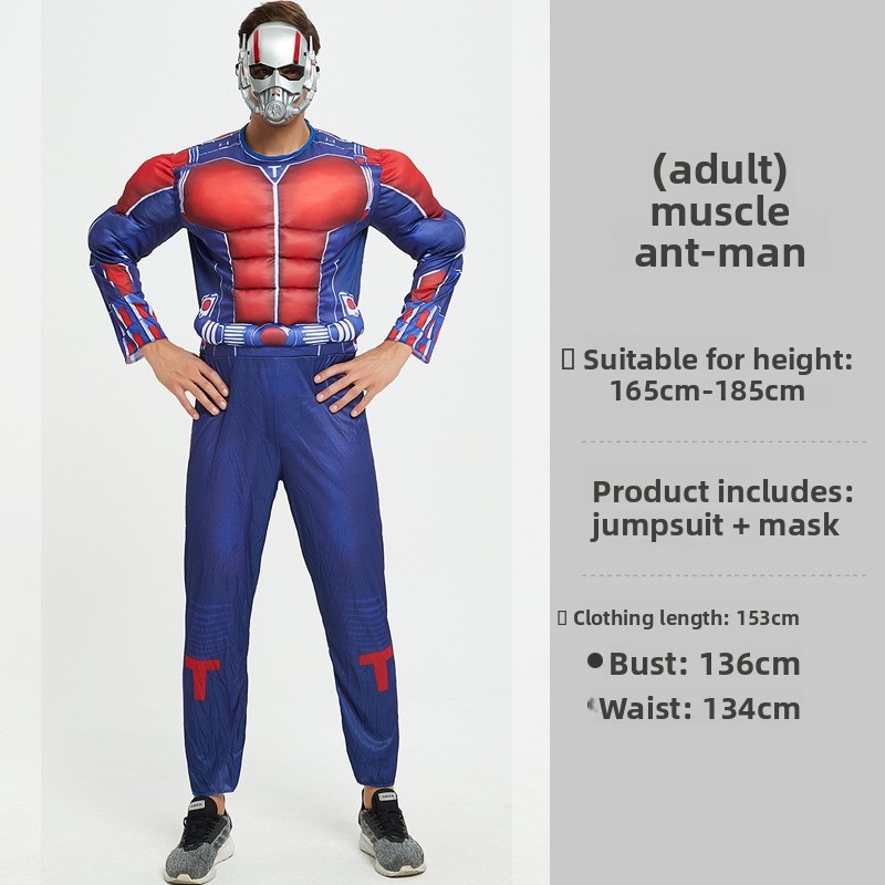 Homme fourmi musculaire adulte