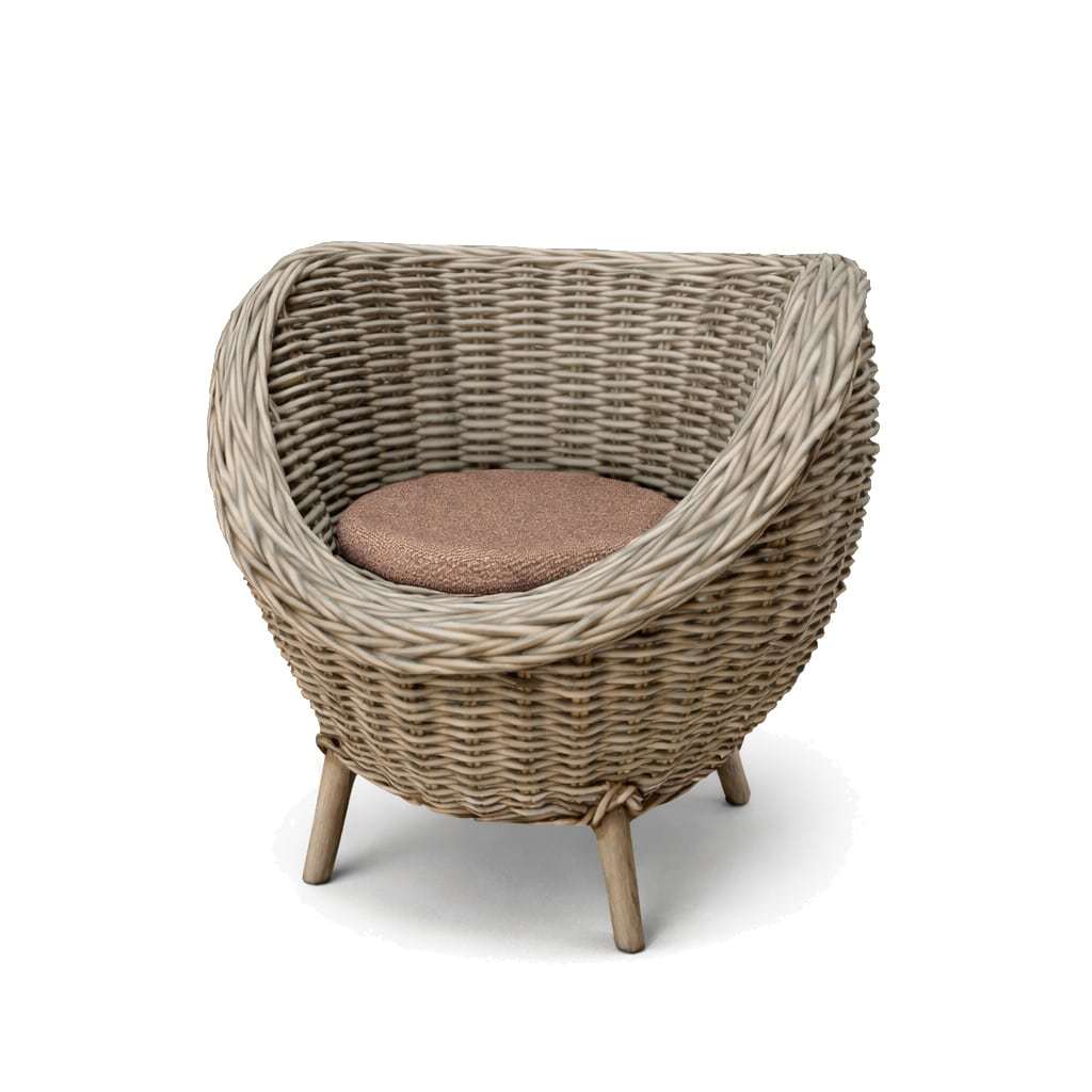 Natural Grey Wash / Black Cushion
