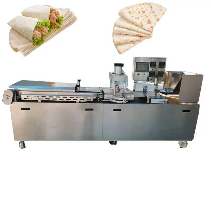 full automatic tortilla machine taco roti pita maker press bread arabic pita bread making machine