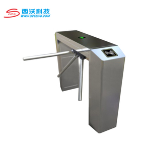 SEWO Semi-automatico RFID 3 Drop Arm treppiede cancello girevole per pedoni sistema di accesso alla carta di controllo - Product Image 3
