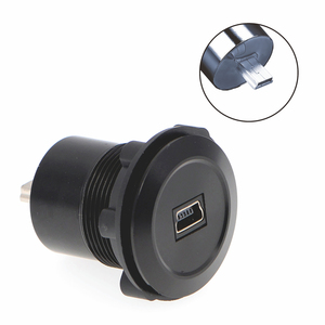 金属微型<span class=keywords><strong>USB</strong></span> <span class=keywords><strong>2.0</strong></span>母对公连接器面板安装<span class=keywords><strong>USB</strong></span>插座