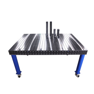 Plataforma DE TRABAJO serie 16/28 de acero mesa de soldadura flexible 3D con plantillas de soldadura para sistema de detección de tuberías industriales (brida) - Product Image 4