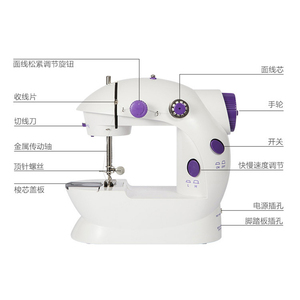 El düzenlenen elektrikli Mini, DİKİŞ MAKİNESİ ev dikiş giysi dikmek İğne seti taşınabilir manuel DİKİŞ MAKİNESİ araçları/ - Product Image 5