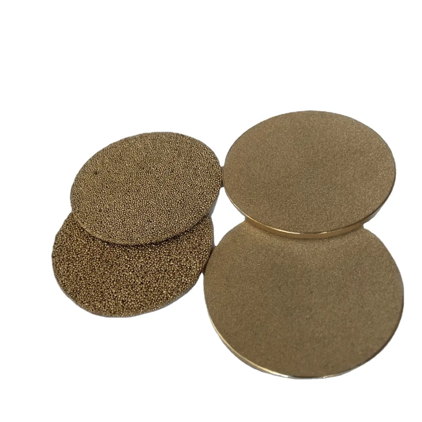 Micron Elementos de filtro sinterizado en discos de acero de filtro de cobre